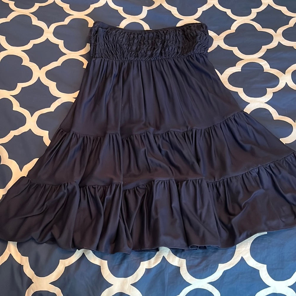 Juicy Couture Navy Blue Beach Royalty Cover-up